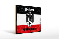 Holzschild - Adler D. Reichsgrenze