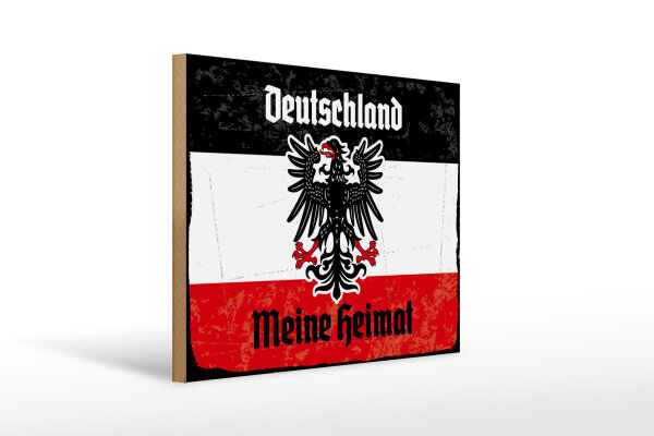 Holzschild - Adler Heimat