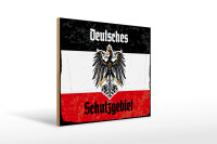 Holzschild - Adler D Schutzgebiet