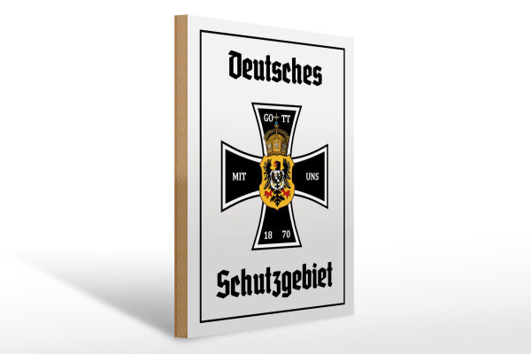 Holzschild - EK Schutzgebiet