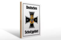 Holzschild - EK Schutzgebiet