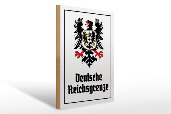 Holzschild - Adler D. Reichsgrenze
