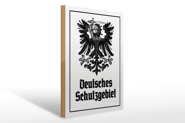 Holzschild - Adler D Schutzgebiet