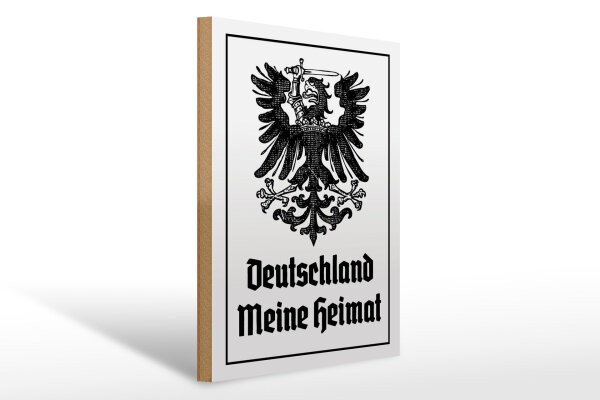 Holzschild - Adler Heimat