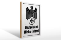 Holzschild - Adler Heimat