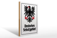 Holzschild - Adler D Schutzgebiet