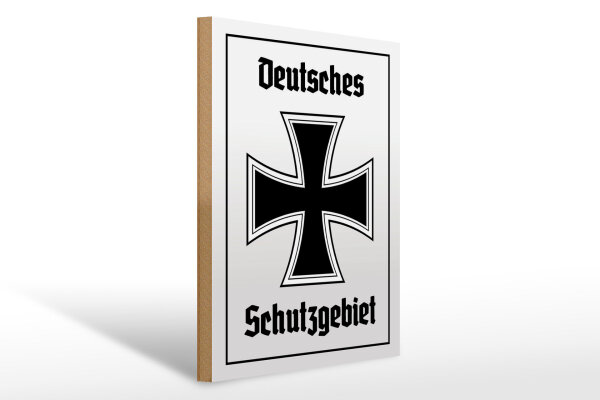 Holzschild - EK Schutzgebiet