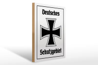 Holzschild - EK Schutzgebiet