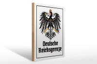 Holzschild - Adler D. Reichsgrenze