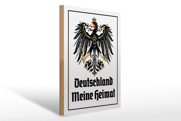 Holzschild - Adler Heimat