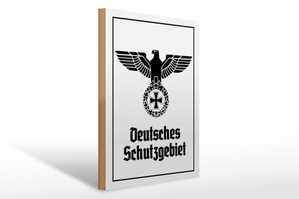 Holzschild - Adler D Schutzgebiet