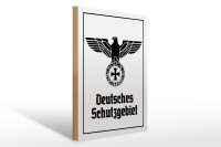 Holzschild - Adler D Schutzgebiet