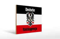 Holzschild - Adler D. Reichsgrenze