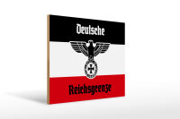 Holzschild - Adler D. Reichsgrenze