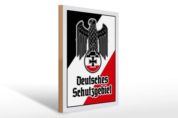 Holzschild - Adler D Schutzgebiet