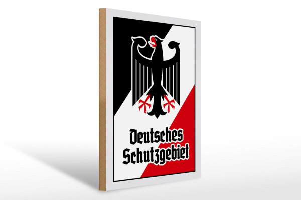 Holzschild - Adler D Schutzgebiet