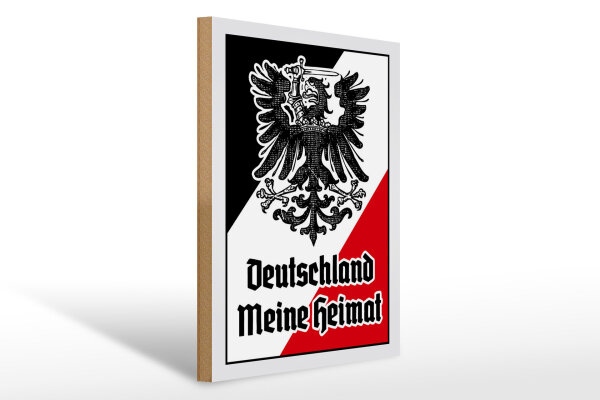 Holzschild - Adler Heimat