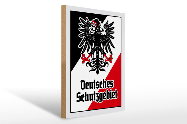 Holzschild - Adler D Schutzgebiet