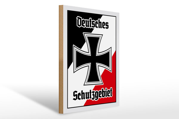Holzschild - EK Schutzgebiet