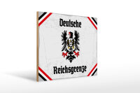 Holzschild - Adler D. Reichsgrenze