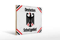 Holzschild - Adler D Schutzgebiet
