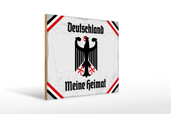 Holzschild - Adler Heimat