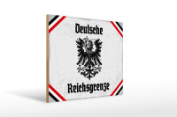 Holzschild - Adler D. Reichsgrenze