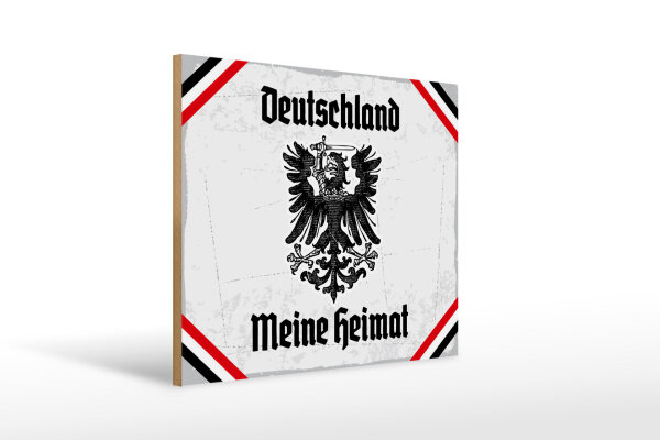 Holzschild - Adler Heimat