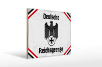 Holzschild - Adler D. Reichsgrenze