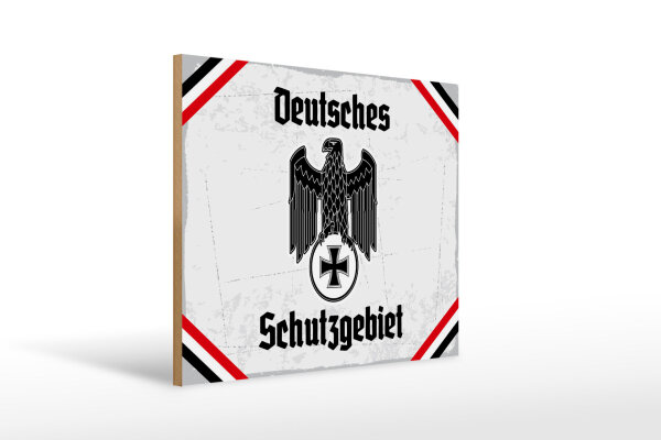 Holzschild - Adler D Schutzgebiet