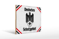 Holzschild - Adler D Schutzgebiet