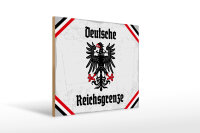 Holzschild - Adler D. Reichsgrenze