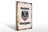 Holzschild - Adler D Schutzgebiet