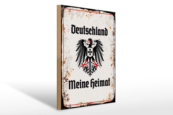 Holzschild - Adler Heimat