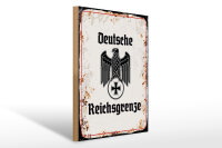 Holzschild - Adler D. Reichsgrenze