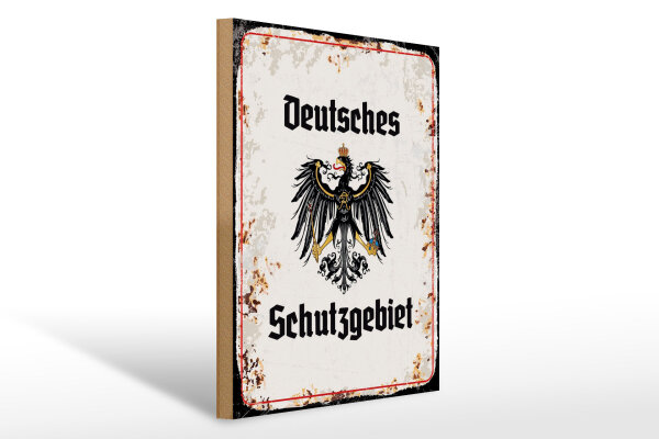 Holzschild - Adler D Schutzgebiet