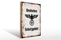 Holzschild - Adler D Schutzgebiet