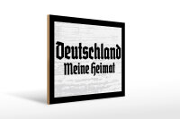 Holzschild - Deutschland meine Heimat