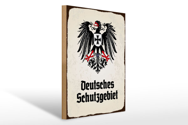 Holzschild - Adler D Schutzgebiet