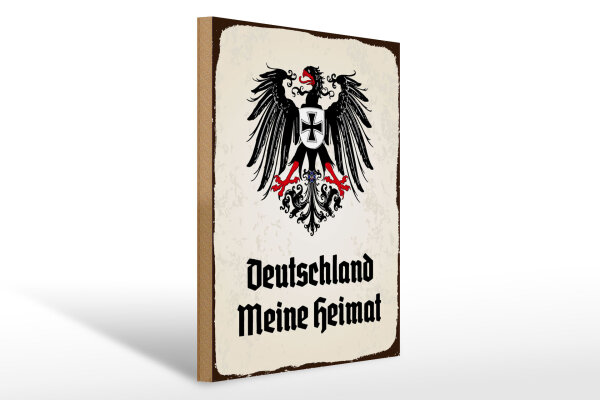 Holzschild - Adler Heimat